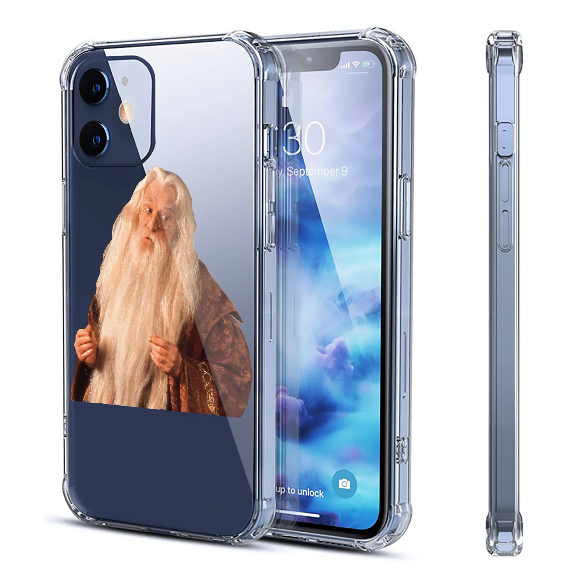 （画像用） Harry Potter ハリー・ポッターシリーズ 【iPhone 12シリーズ対応】透明スマホケース（クリアソフトケース）